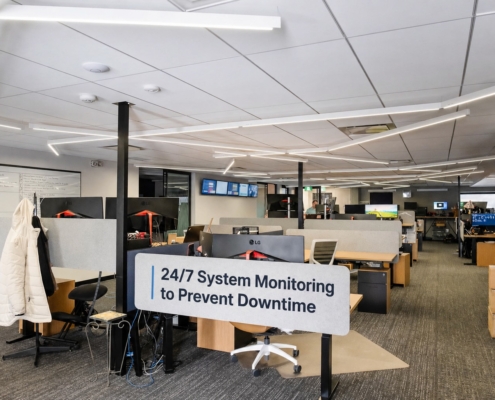 24-7 monitoring to prevent downtime